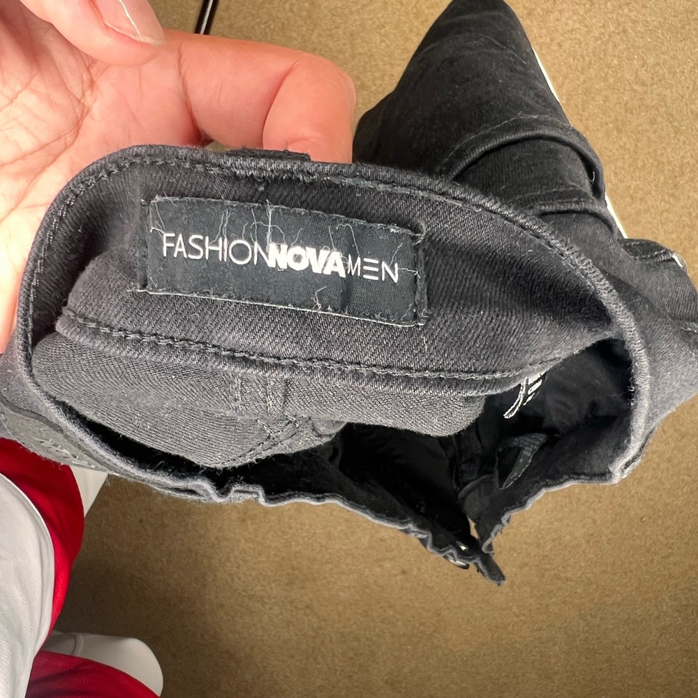 Fashion nova black and white pants